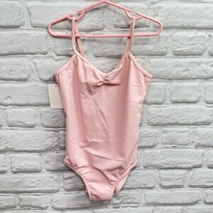 Balera Girls Pink Classic Leotard Size MC 6-8 Dance Gymnastics Tutu Ballet New